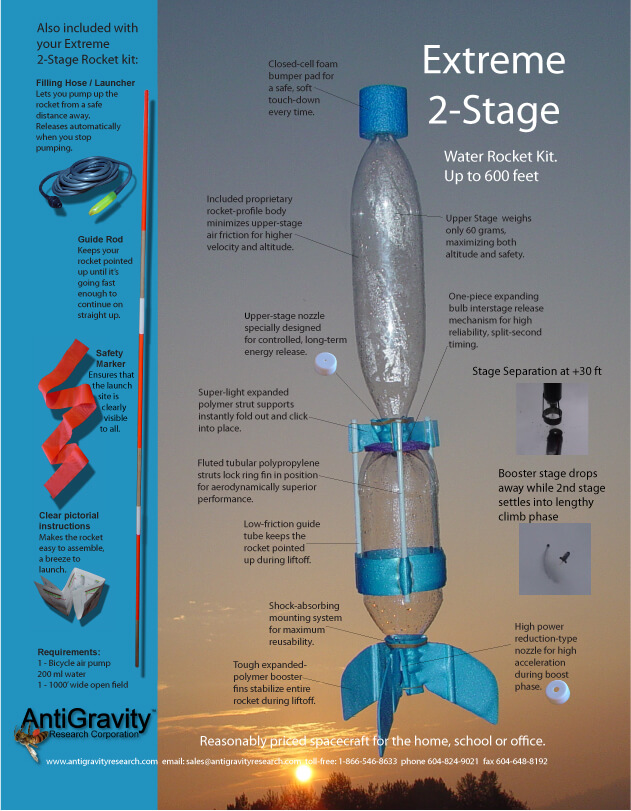 Rocket Bottles - AntiGravity Research