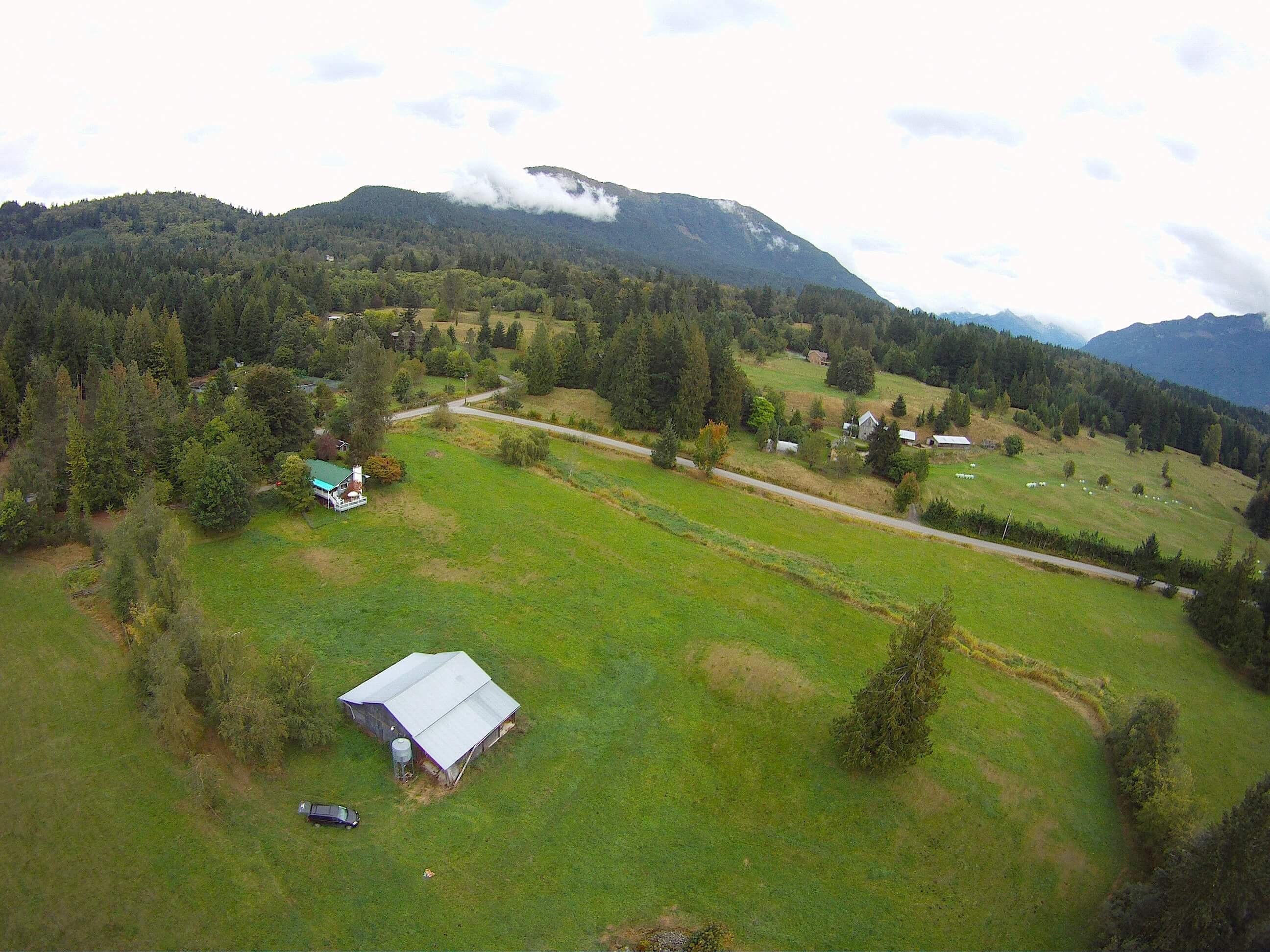 Aerial photo taken with camera atop AntiGravity's Payload Rocket