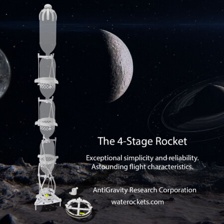 Four Stage Rocket - AntiGravity Research