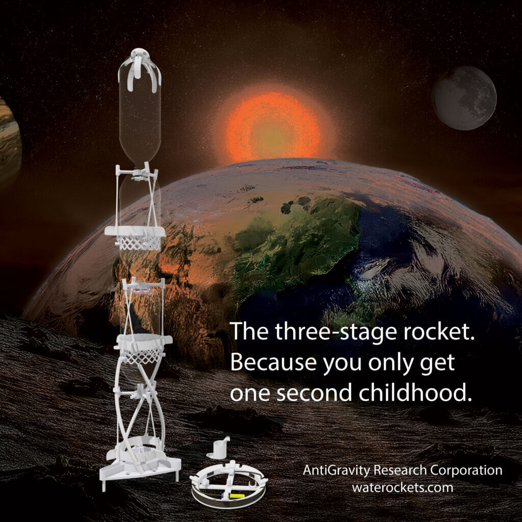 Three Stage Rocket - AntiGravity Research